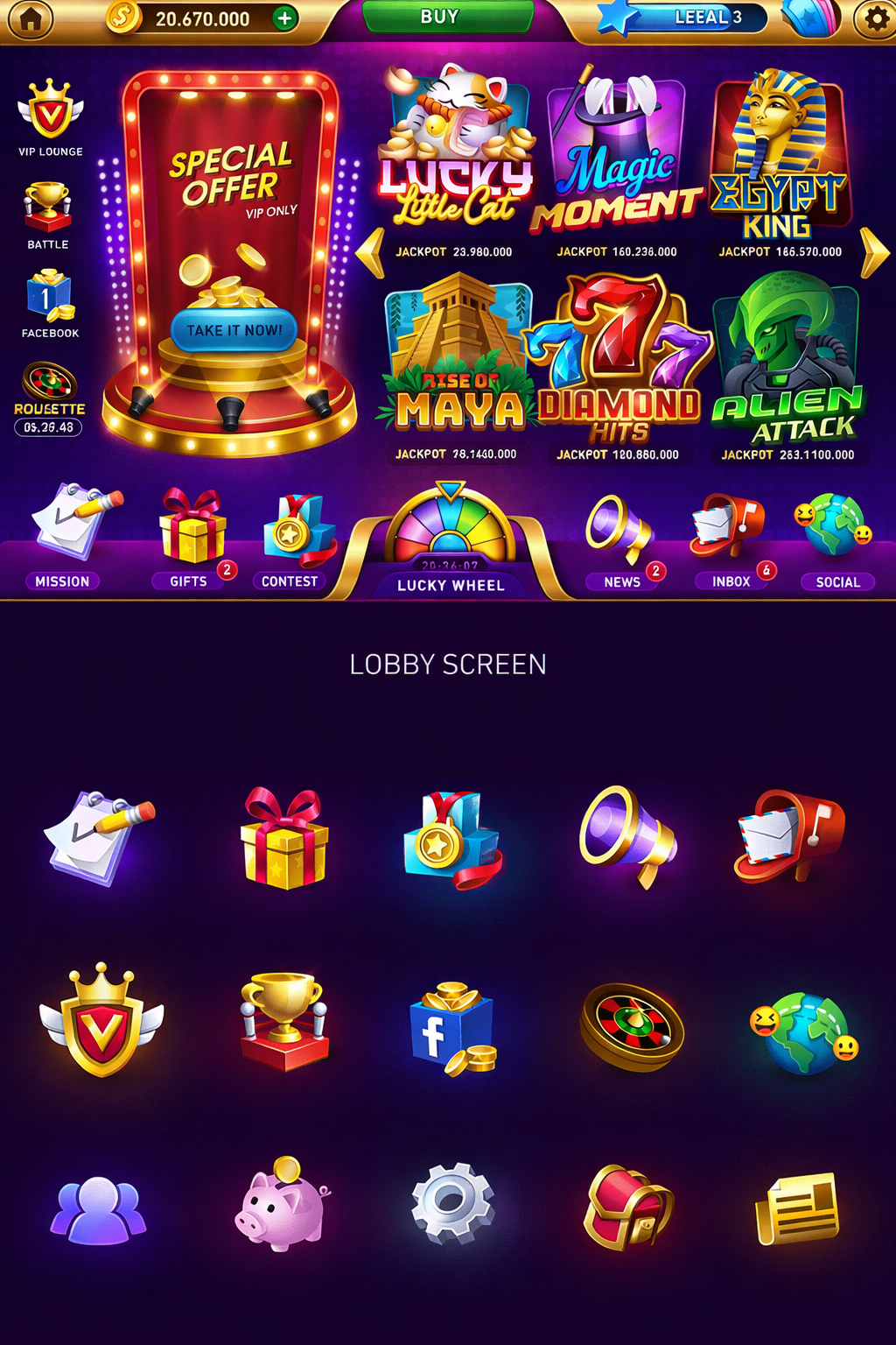 Cash Hoard Slots game